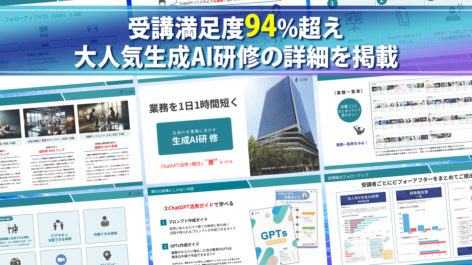 生成AI研修サービス説明資料の紹介画像